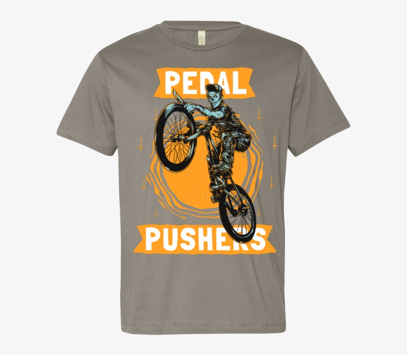Pedal Pushers T-shirt Template - Mountain Bike, transparent png #9156374