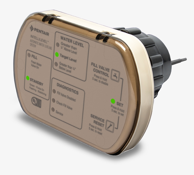 Intellilevel™ Water Leveling Monitoring - Pentair Water Level, transparent png #9156879