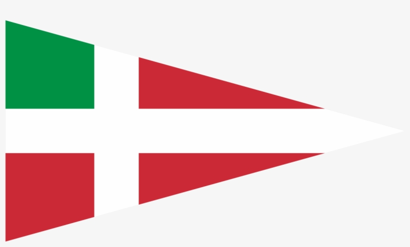 Burgee Of Compagnia Della Vela - Carmine, transparent png #9157015