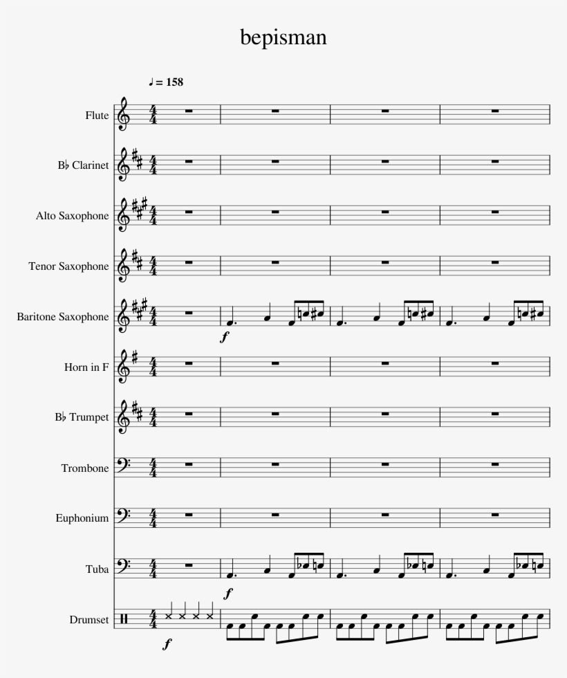 Pepsiman Theme - Sunflower Post Malone Flute Sheet Music, transparent png #9157256