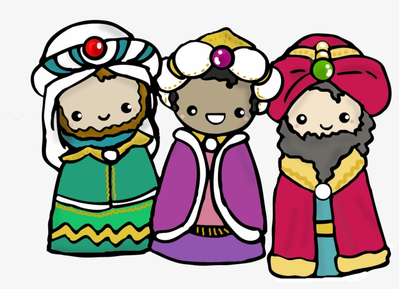 Reyes Magos - Kawaii De Los Reyes Magos, transparent png #9157323