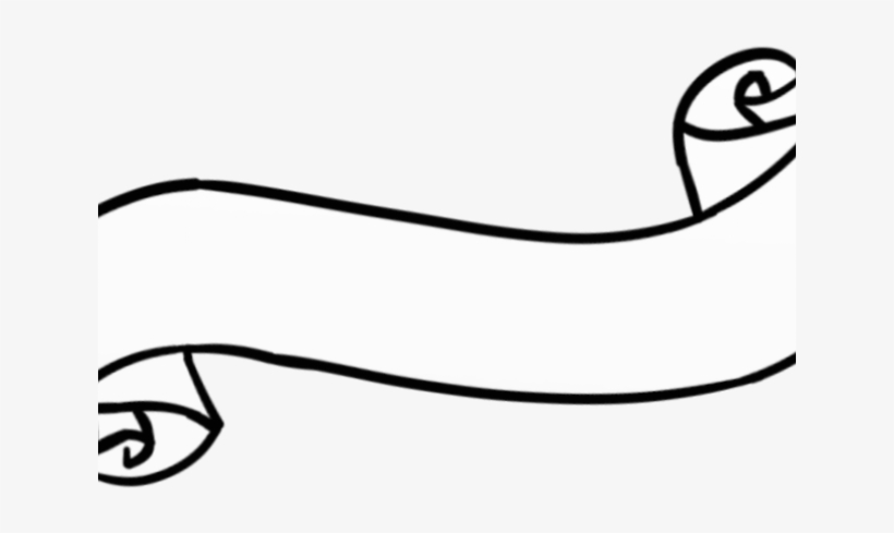Drawn Scroll Blank - Scroll Drawing Png, transparent png #9157793