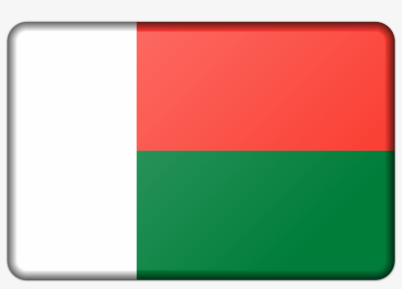 This Free Icons Png Design Of Madagascar Flag, transparent png #9158348