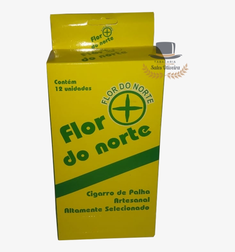 Palheiros Flor Do Norte 12 Maços Com 20 Cigarros - Box, transparent png #9158509