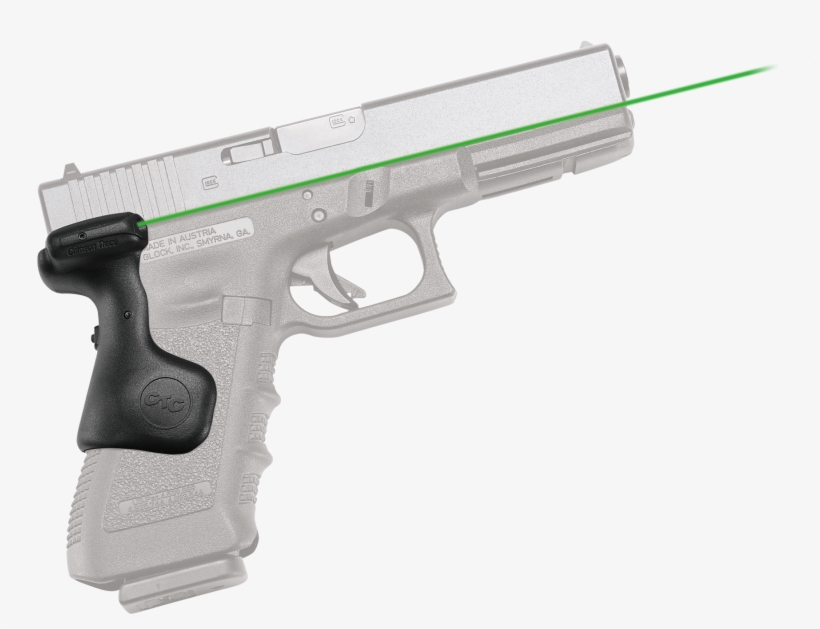 Crimson Trace Lg637g Lasergrips Green Laser Fits Glock - Glock 17 Laser Grips Green, transparent png #9158511