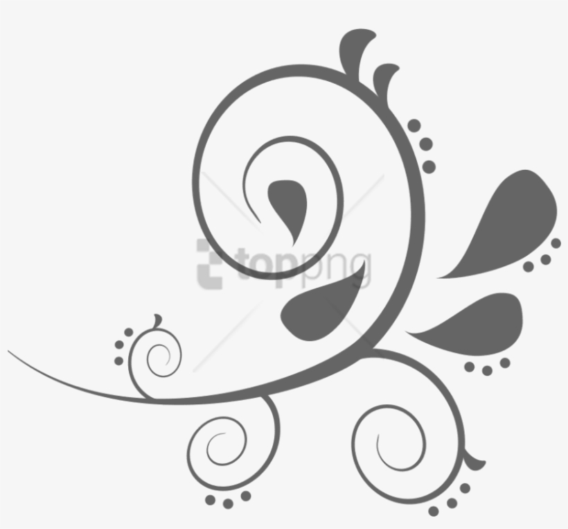 Free Png Download Curved Line Design Png Images Background - Black Swirls Transparent Background, transparent png #9158711