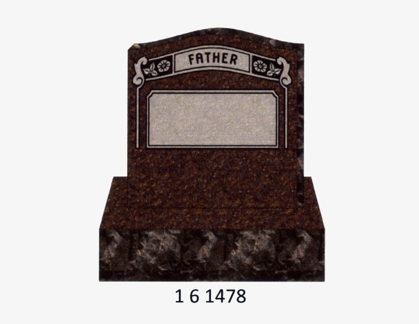 Double Headstones Can Be Created From Any Color Granite - Headstone, transparent png #9158813