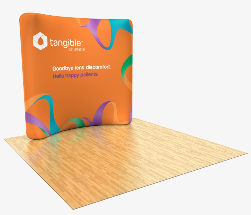 Waveline 8ft Curved Display - Plywood, transparent png #9158884