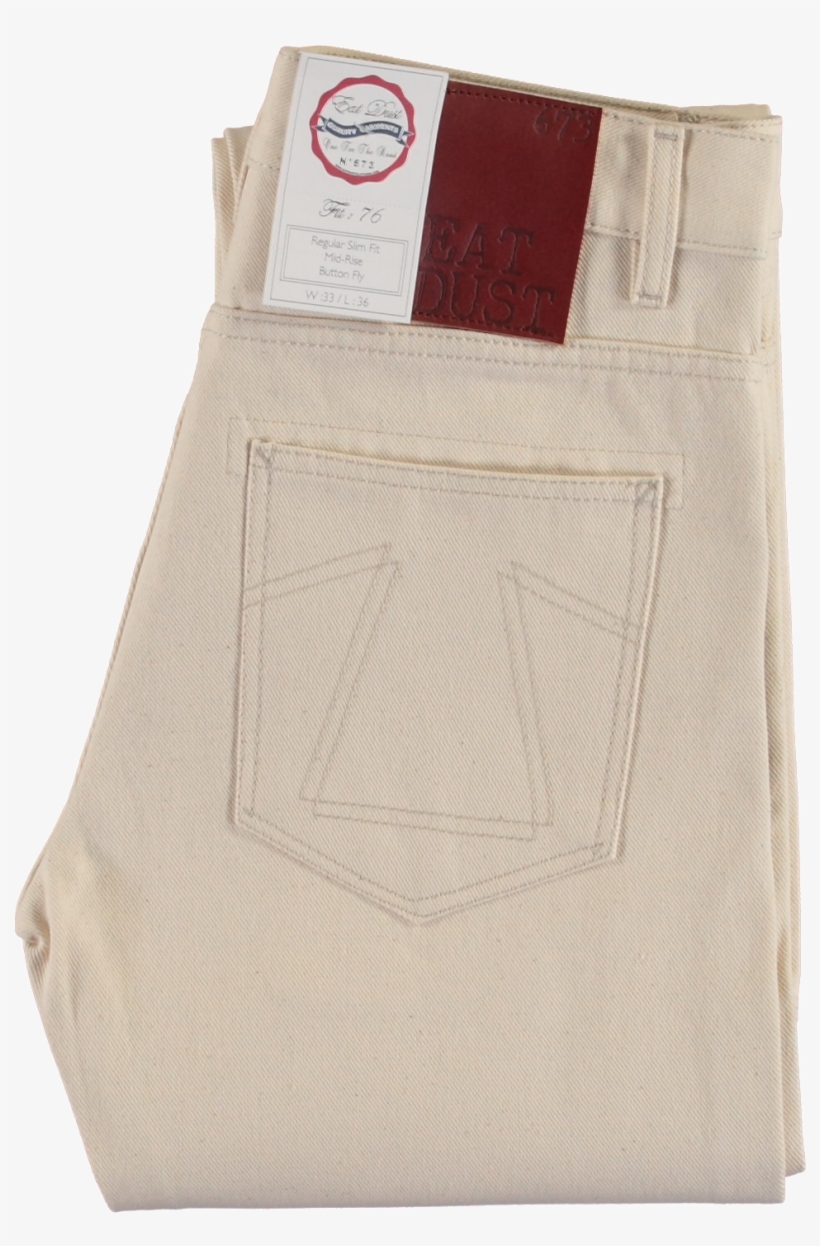 Snow 76 Bull Denim Pants, White - Pocket, transparent png #9159048
