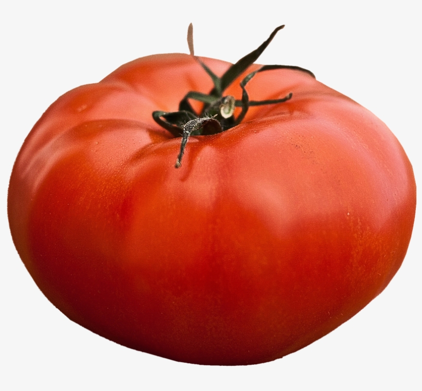 Isolated, Beefsteak Tomato, Vegetables, Food, Garden - Tomate Caqui Png, transparent png #9159273