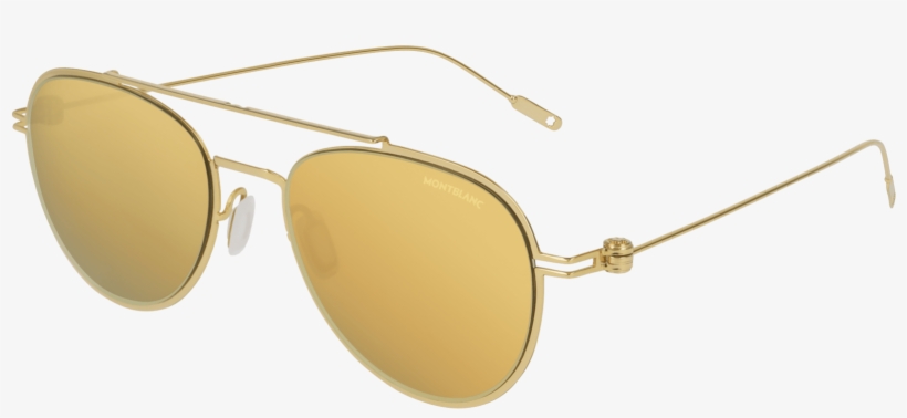 255172 Ecom Retina 01 - Oculos Ray Ban Branco E Dourado, transparent png #9159313