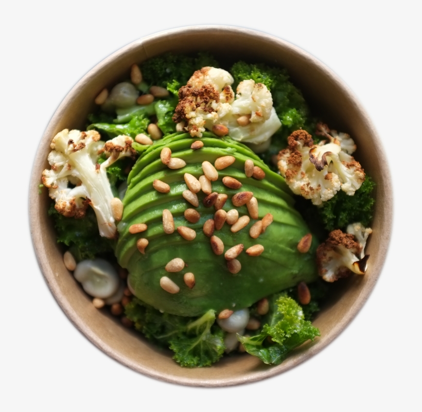 Cauliflower Avocado Bowl - Scallion, transparent png #9159348