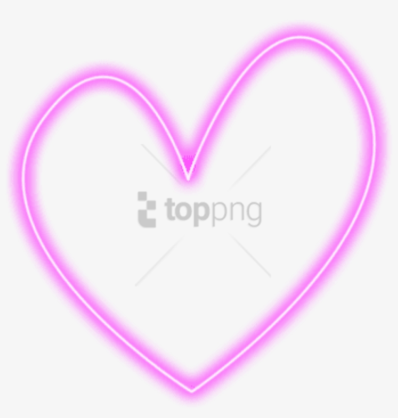 Free Png Coração Neon Png Image With Transparent Background - Shapes Png Light, transparent png #9159415