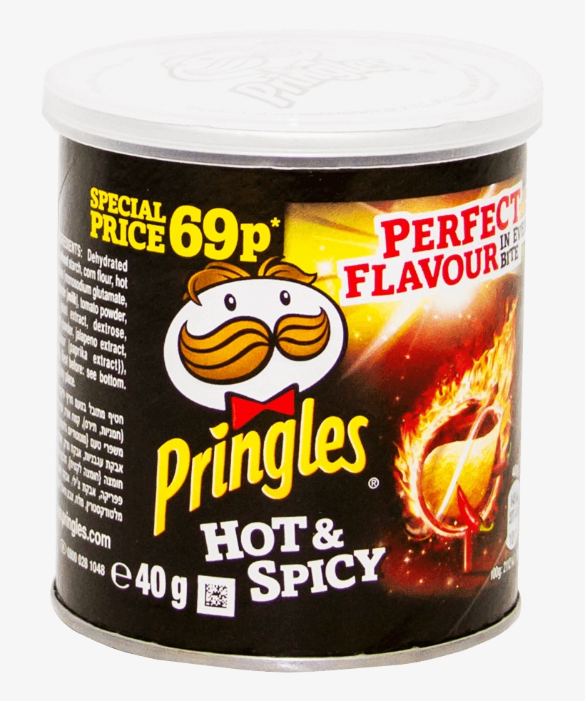 Pringles Chips Hot And Spicy 40 Gm - Pringles Texas Bbq De, transparent png #9159481