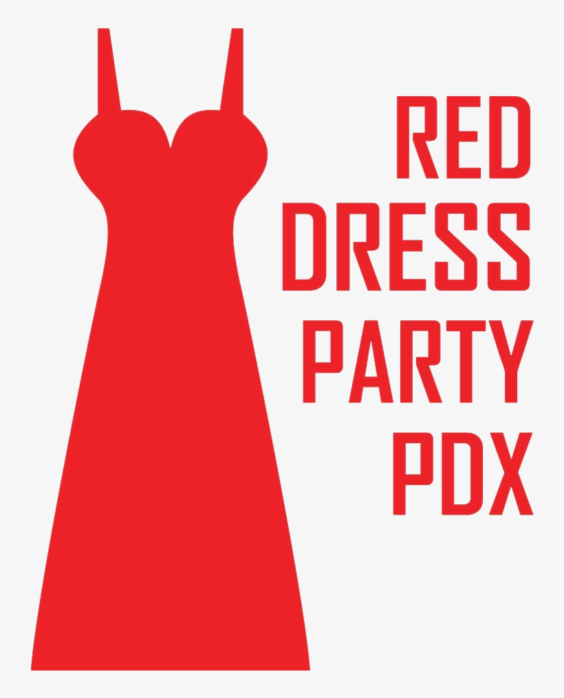 Red Dress Pdx Nobackground - Dance Party, transparent png #9159552