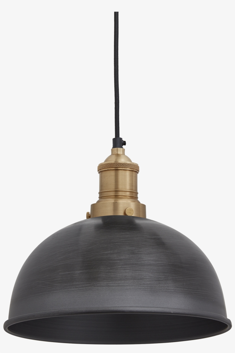 Brooklyn Dome Pendant 8 Inch Pewter Lighting - Industrial Lamp Png, transparent png #9159638