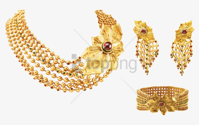 Free Png Gold Jewels Png Png Image With Transparent - Indian Gold Jewellery Png, transparent png #9159771