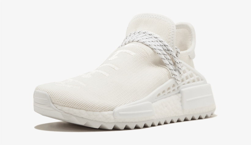 Pharrell Williams X Adidas Nmd Hu Trail "blank Canvas" - Shoe, transparent png #9159856