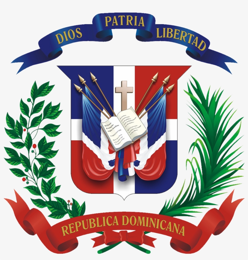 Escudo De La República Dominicana - Happy Independence Day Dominican Republic, transparent png #9160278