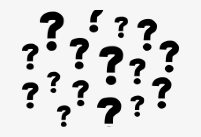 Question Marks - Black-and-white, transparent png #9160321