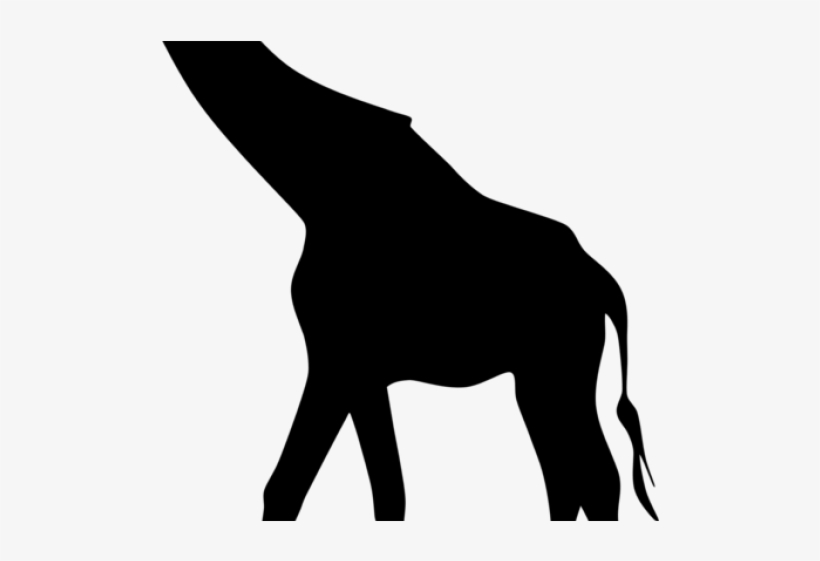 Giraffe Clipart Silhouette - Giraffe Silhouette Clip Art Png, transparent png #9160473