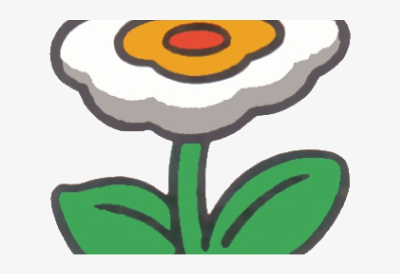 Drawn Fire Flower - Mario Fire Flower, transparent png #9160550