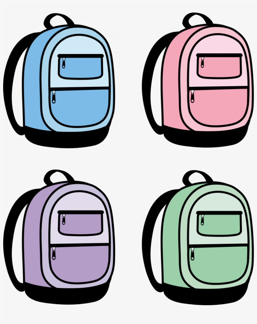 Back Pack Clip Art, transparent png #9160645