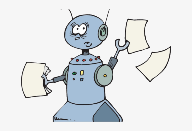 Robot Clipart Alphabet - Cartoon - Free Transparent PNG Download - PNGkey