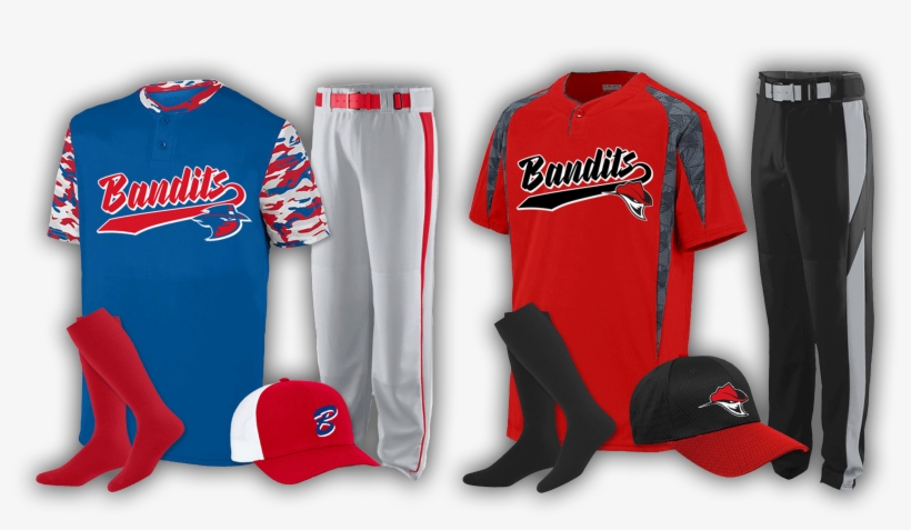 Black Red Baseball Uniforms, transparent png #9161371