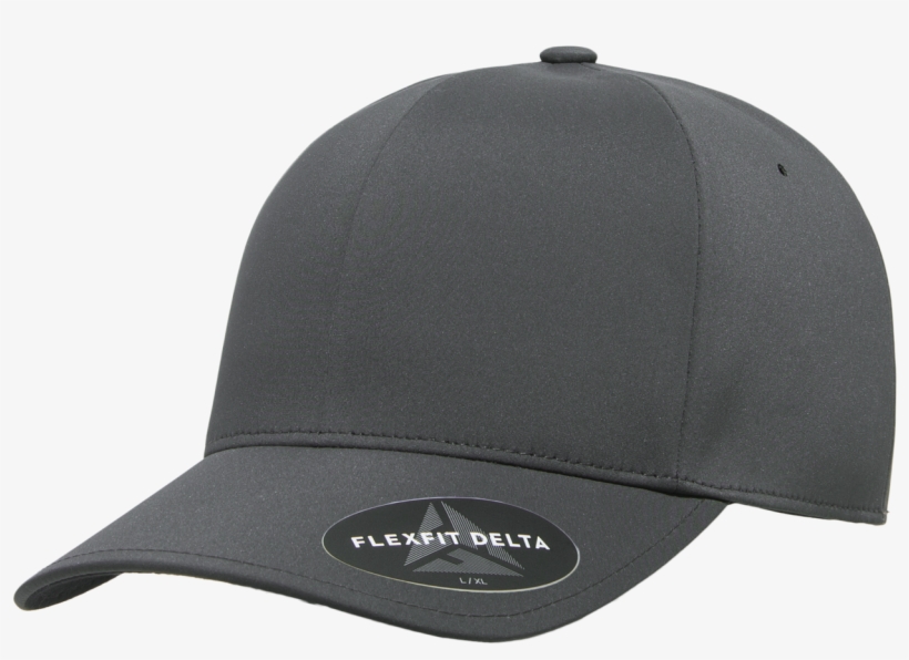 Flexfit Delta 180 Premium Baseball Cap - Flexfit Delta Dark Grey, transparent png #9161453