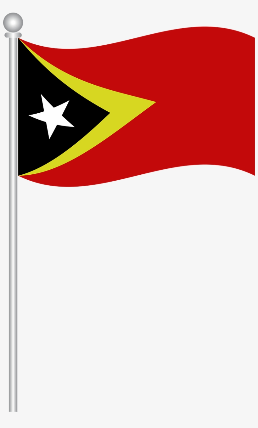 Flag Of East Timor,flag,east Timor,world Flags,free - Png Trinidad And Tobago Flag, transparent png #9161655