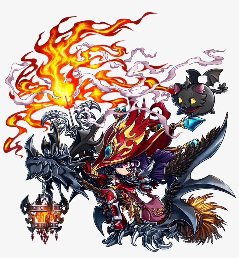 Fire Goddess Ulkina - Brave Frontier Ulkina, transparent png #9162348