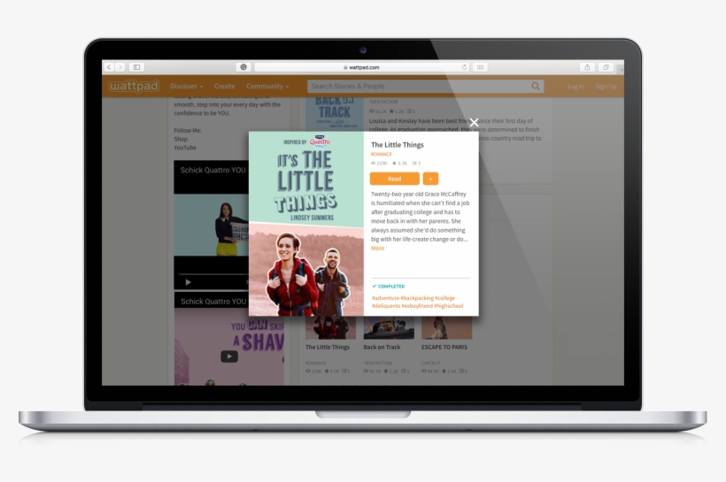 Wattpad Covers - Mobile Device, transparent png #9163202