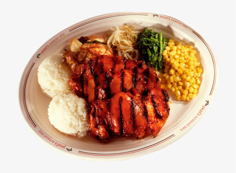 Spicy Bbq Chicken Marinated Bbq Chicken With Our Special - Steamed Rice, transparent png #9163816