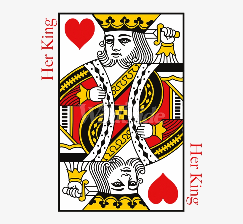 Her King Playing Card - Дама Карта Пнг, transparent png #9164206