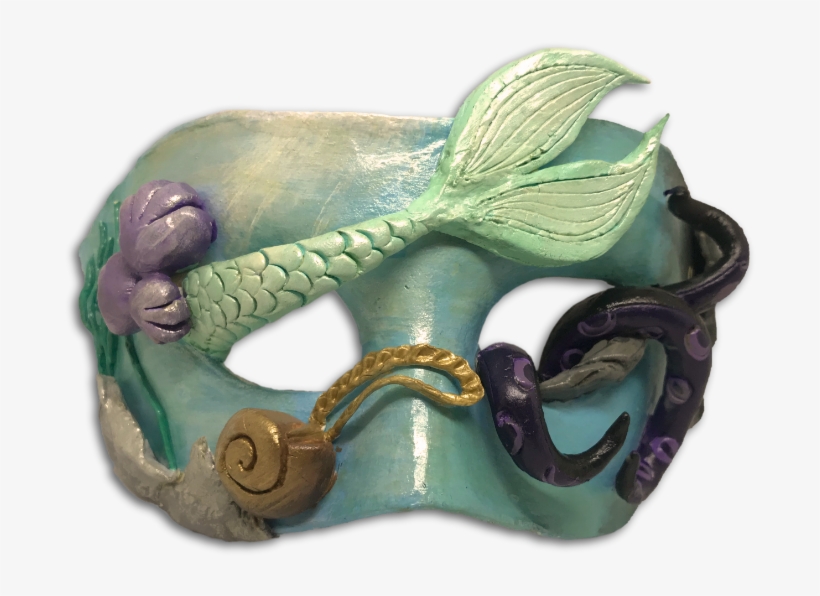 Little Mermaid - Mask, transparent png #9164788