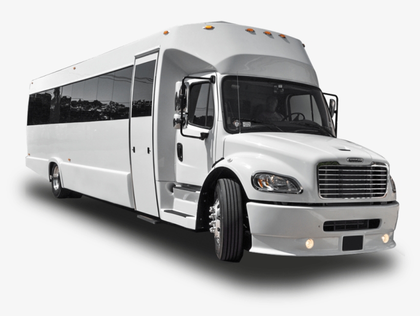 28 Passenger Vip Limo Coach Party Bus Rental For Tailgating - 2012 Freightliner Party Limo, transparent png #9164874