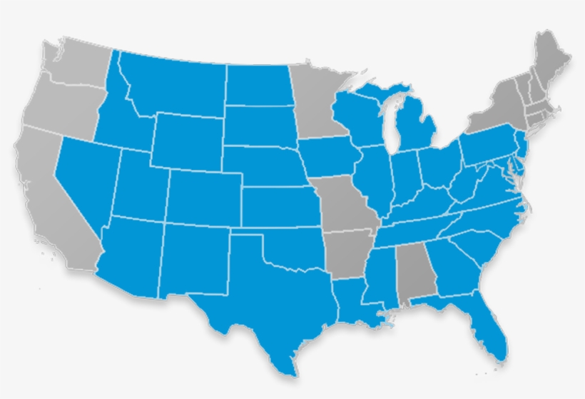 Liberty Bankers Life Medicare Supplement State Availability - Short Barreled Rifle States, transparent png #9165496
