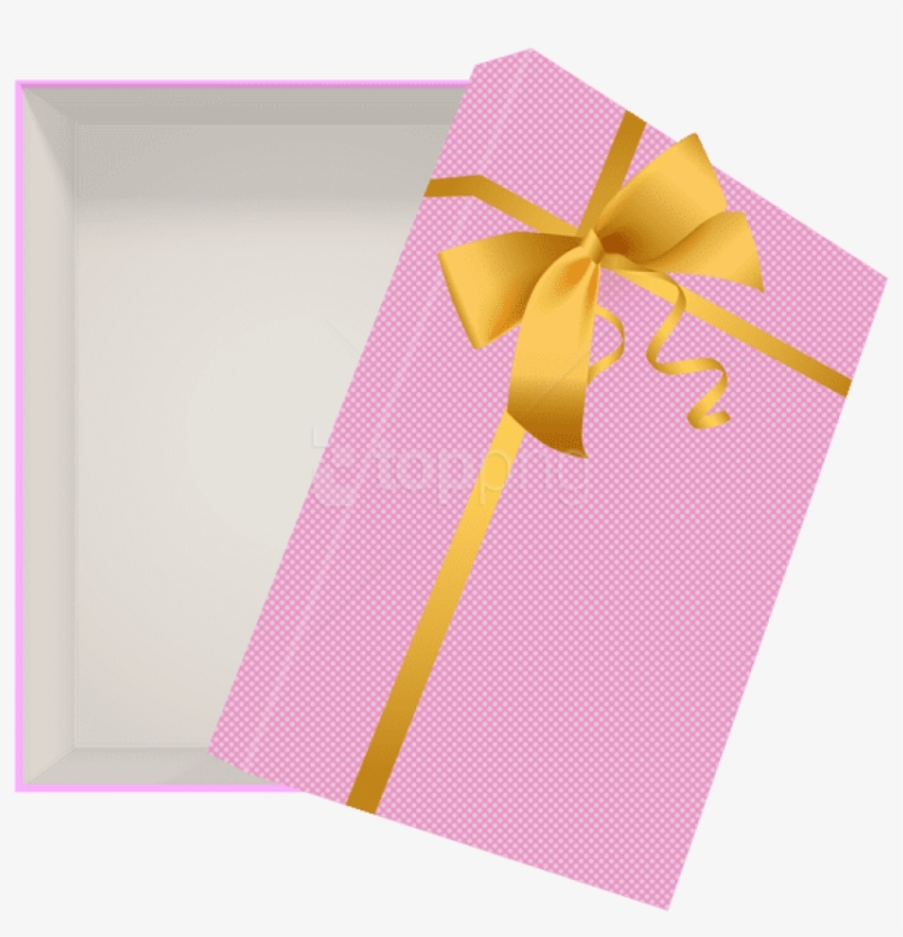 Free Png Open Gift Box Pink Png Images Transparent - Wrapping Paper, transparent png #9166024