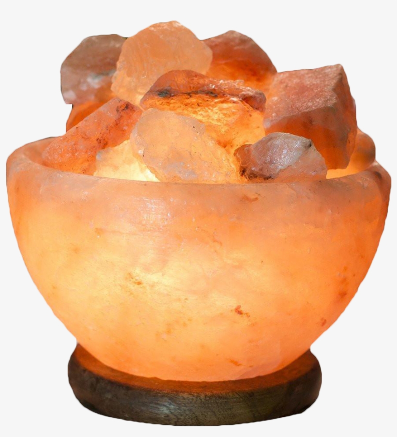 Himalayan Salt Bowl Lamp - Himalayan Salt, transparent png #9166109