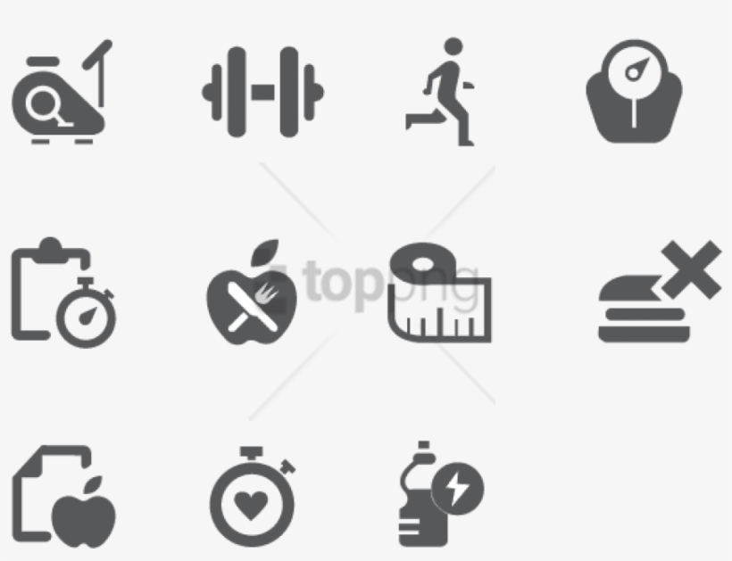 Free Png Fitness Icon Icons See Disclaimer Below - Health And Fitness Icon Png, transparent png #9166242