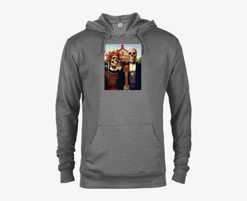 Skeleton Station French Terry Hoodie - Sweatshirt, transparent png #9166339