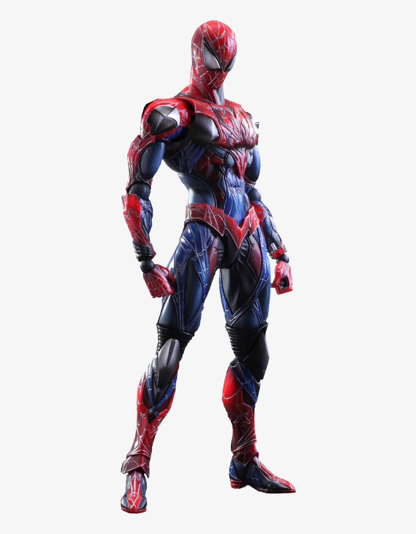 Square Enix Spider-man Variant Collectible Figure - Best Spider Man Action Figures, transparent png #9166480