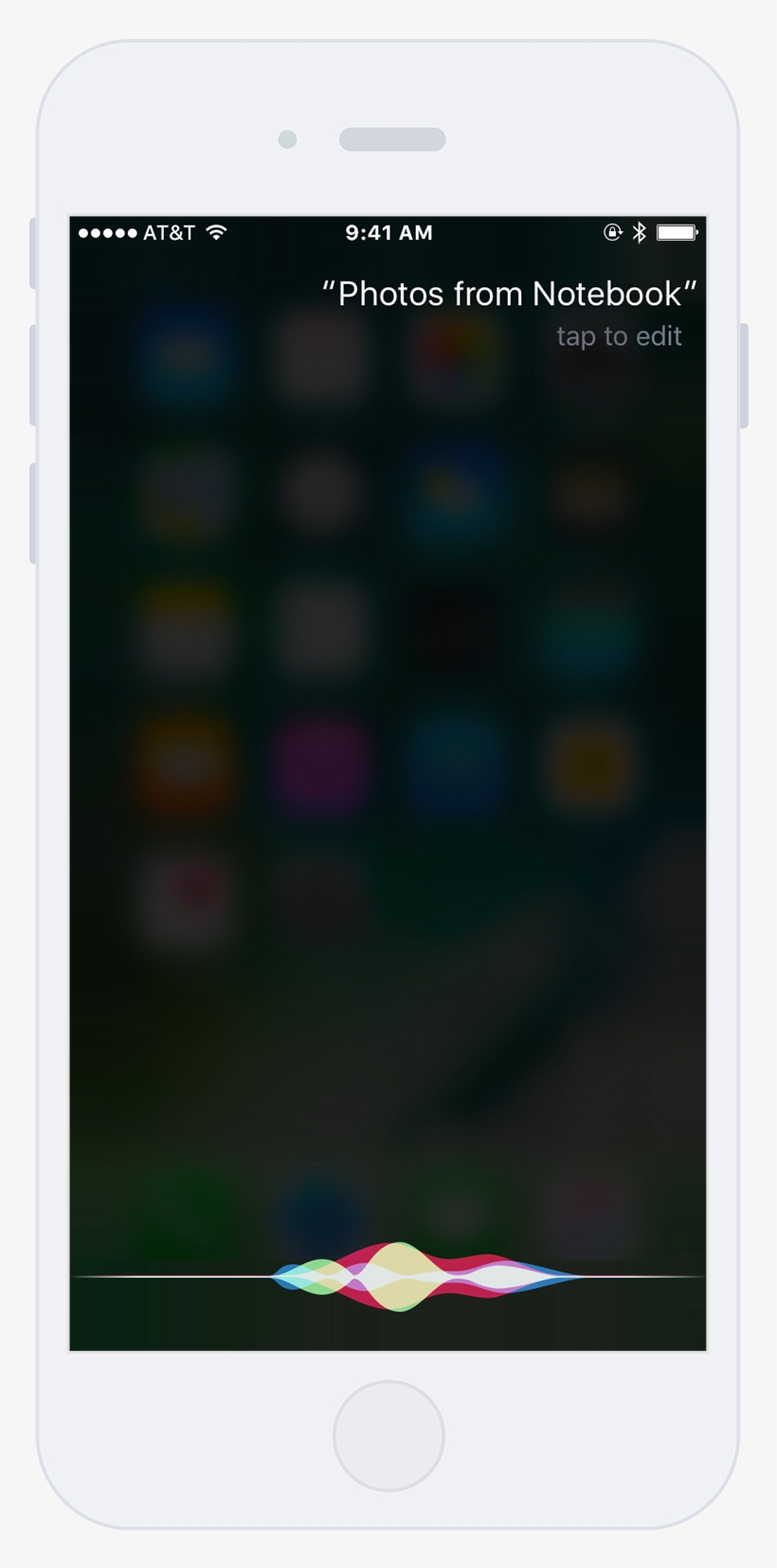Notebook's Siri Integration - Smartphone, transparent png #9166655