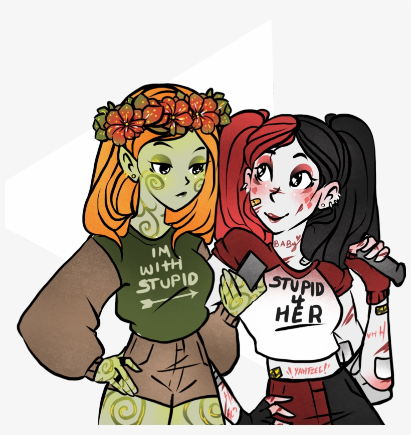 Cute Harley And Ivy, transparent png #9166953