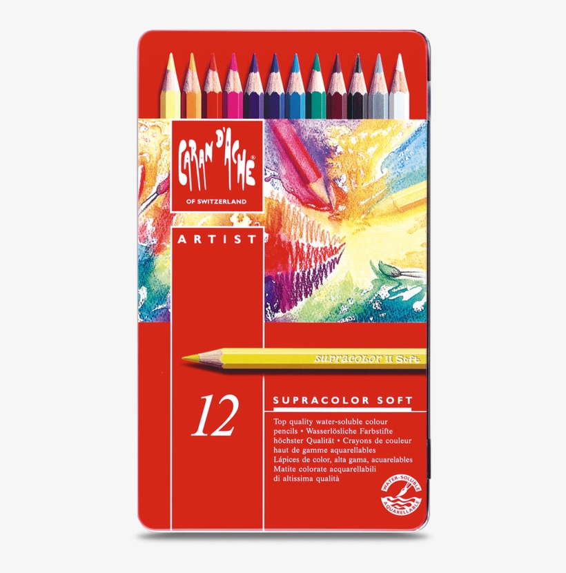 Hover Over Image To Zoom - Caran D Ache Colored Pencils, transparent png #9168143