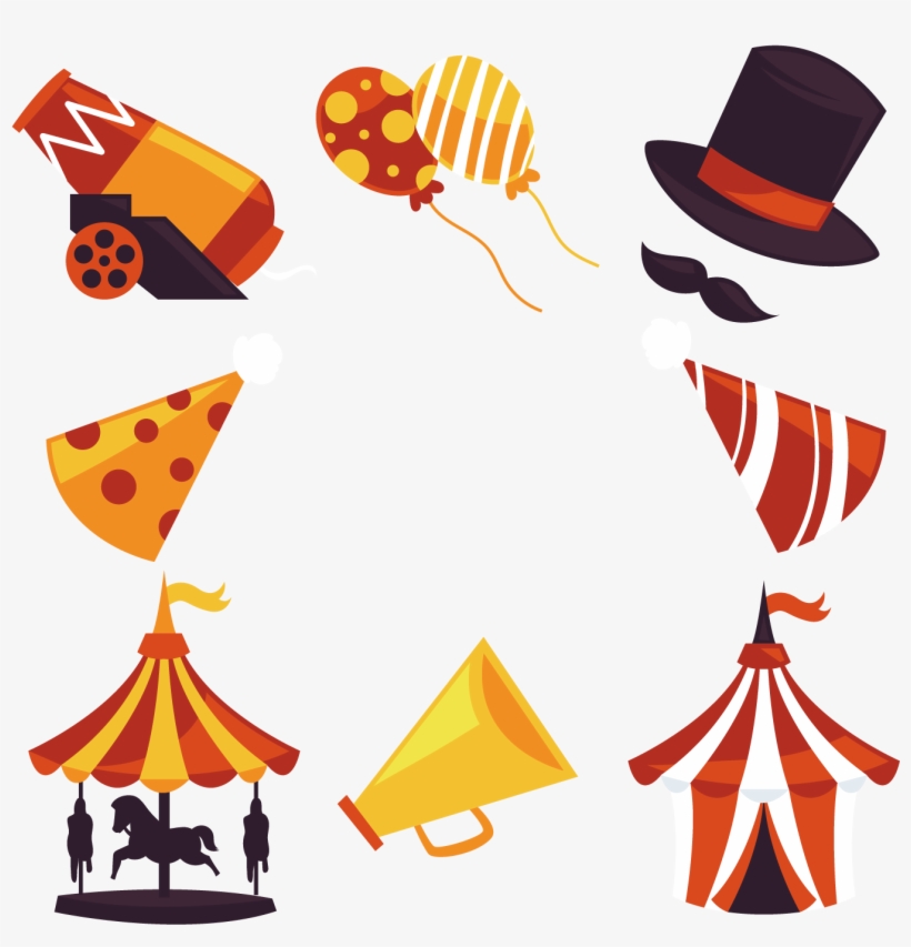 Picture Black And White Download Amusement Park Clip - Carnival Element Png, transparent png #9168818