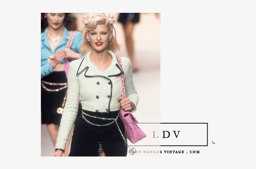 Runway Vintage Chanel Aurora Stone Chain Belt With - Chanel Chain Belt Runway, transparent png #9168851