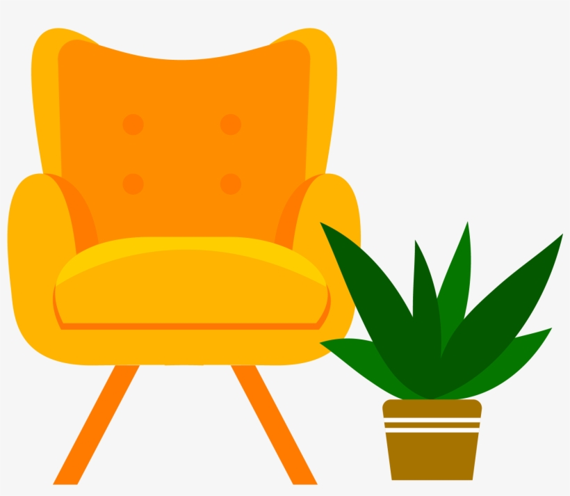 Sofa Bonsai Life Leisure Png And Vector Image - Club Chair, transparent png #9169058
