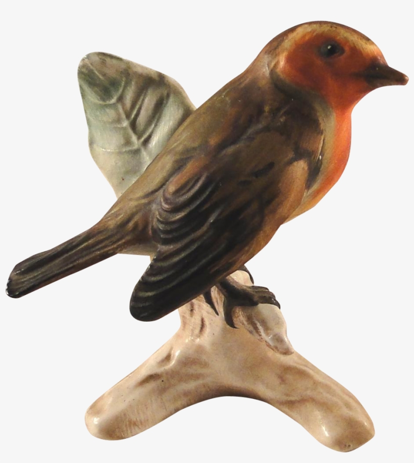 Vintage Goebel Robin Bird Figurine, Stamped 1962, Excellent - European Robin, transparent png #9169162